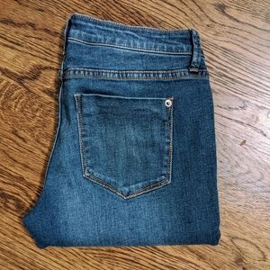 JustFab Distressed Skinny Denim Jeans